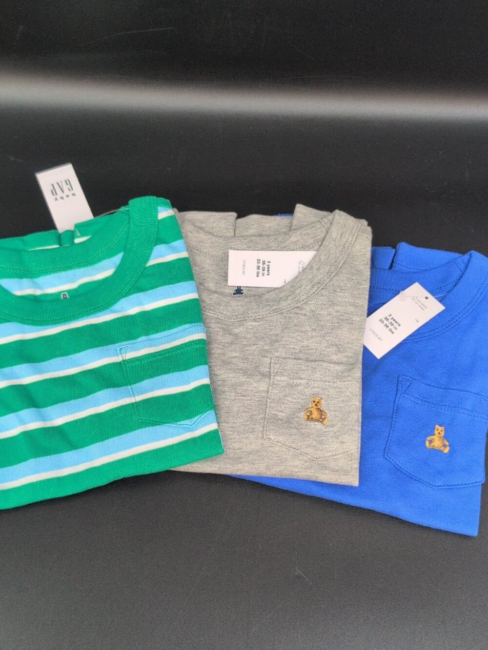 babyGap Brannan's Favorites Toddler Mix & Match Pocket T-Shirt 3-Pack Size 3T